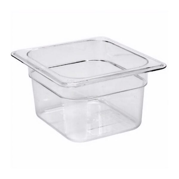BANDEJA GASTRONOMICA POLICARBONATO GN 1/6-100 (176 x 162 x 100 mm) JD