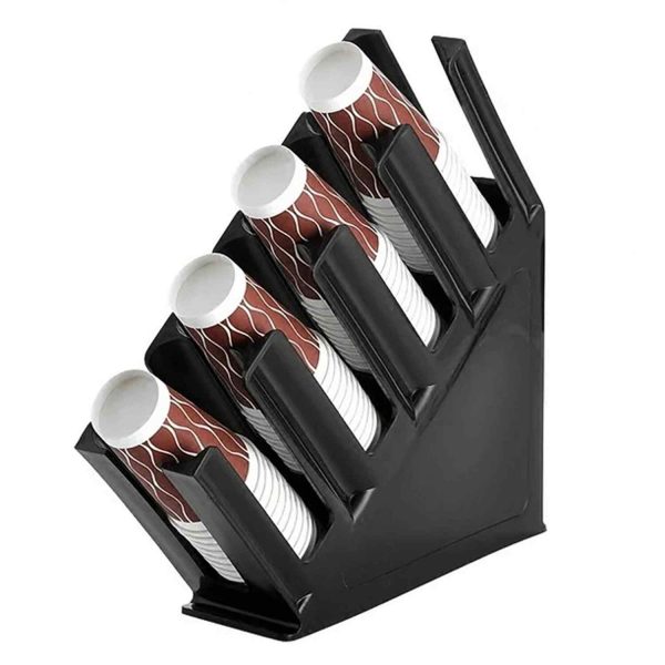 PORTA VASOS ORGANIZADOR DE 4 COMPARTIMIENTOS